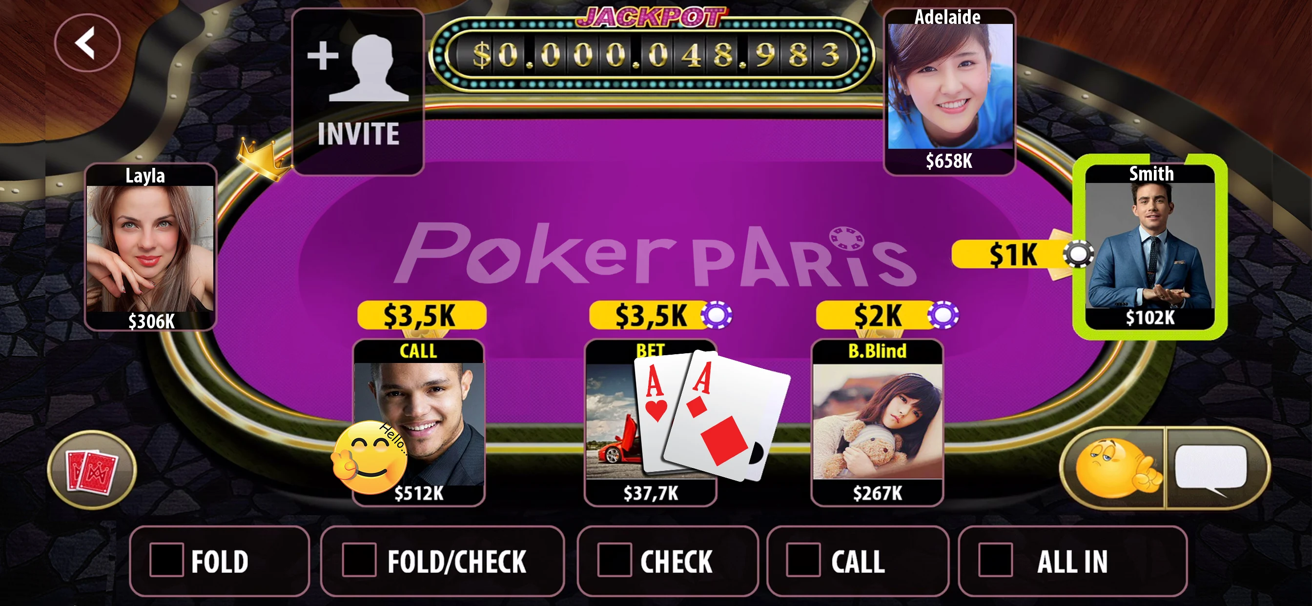 Poker Paris: Tien Len & Phom screenshot